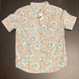 NWT O’Neill Comfort Stretch Button Down Shirt Men’s L